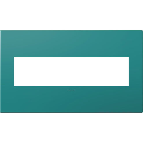 Adorne Turquoise Blue Wall Plate, 4-Gang