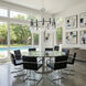 Terra LED 33 inch Black Chandelier Ceiling Light