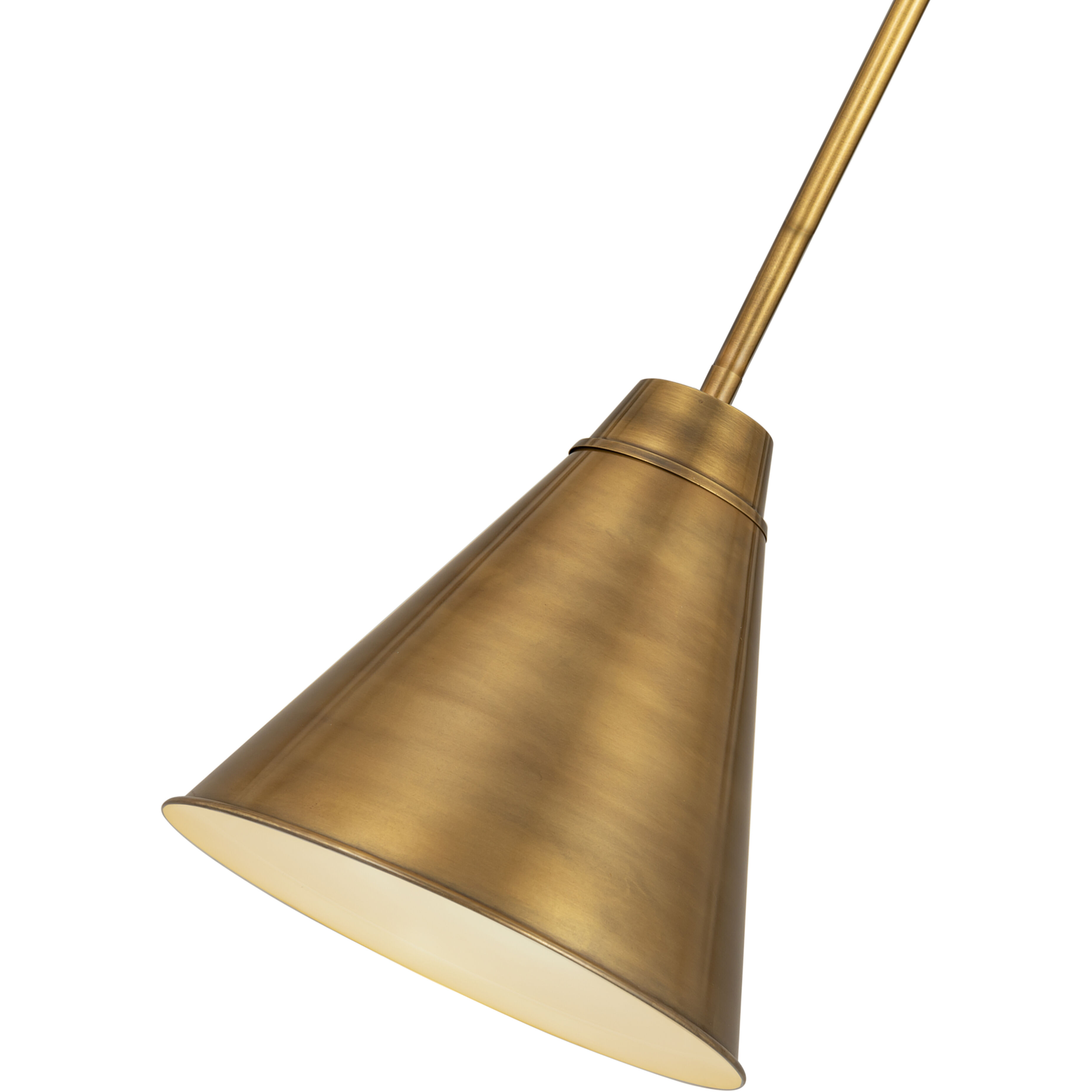 Eaton 1 Light 12 inch Rubbed Brass Pendant Ceiling Light