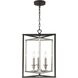 Salinger 3 Light 16 inch Charcoal with Satin Nickel Pendant Ceiling Light