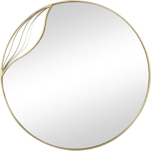 Stiller 23.75 X 23.75 inch Brass with Mirror Wall Mirror