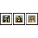 Master Dogs Multi and Green and Blue and Black Framed Art, Propac