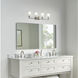 Elmwood Park 4 Light 31.25 inch Brushed Nickel Bath Vanity Wall Sconce Wall Light