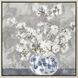 Calm Moment White and Blue and Gray and Multi Canvas