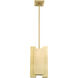 Varick 1 Light 7 inch Satin Brass Mini Pendant Ceiling Light