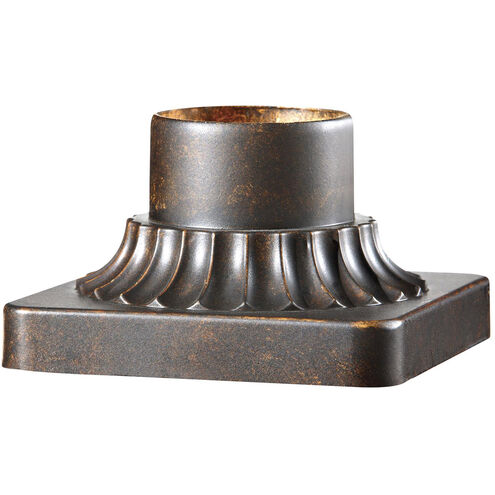 Pier Mounting 6 inch Walnut Pier and Post Accessory