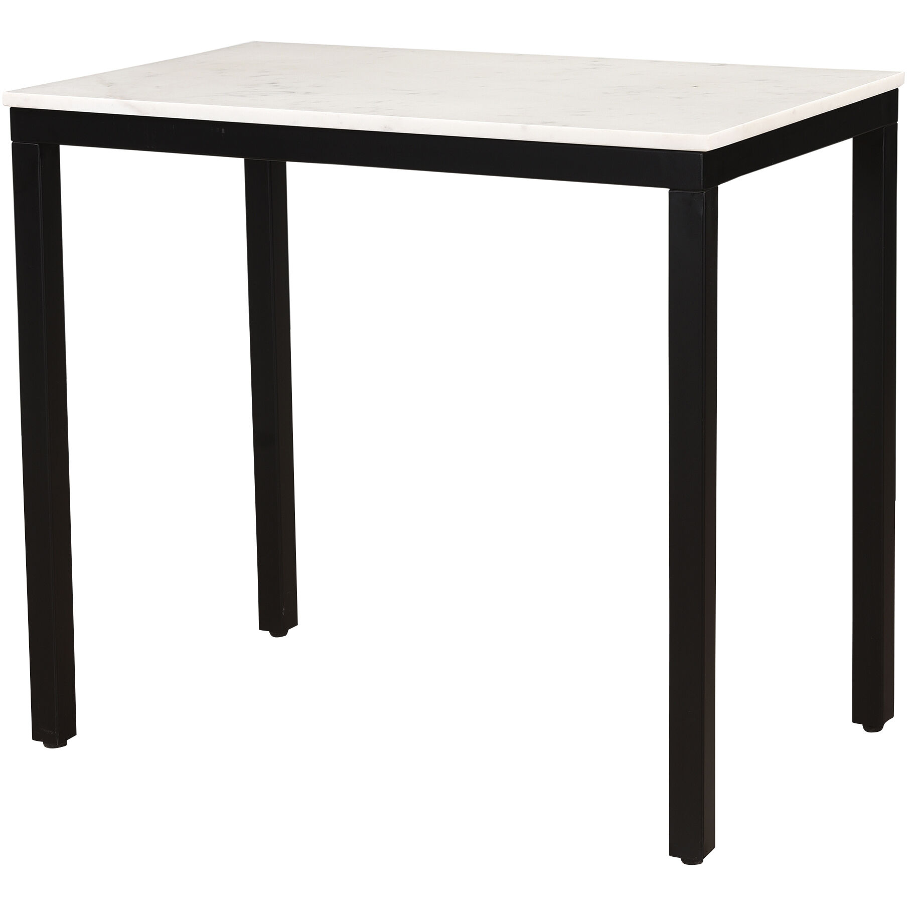 Parson 34 X 20 inch White Marble Desk, Mini