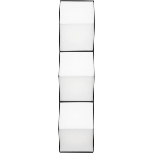 Clodagh Zig Zag LED 4.2 inch Nightshade Black Wall Sconce Wall Light