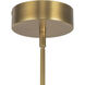 Astrid Multi Pendant Ceiling Light in Vintage Brass