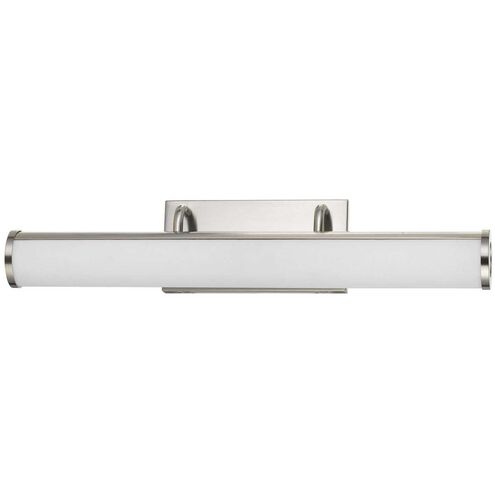 Signature 1 Light 24 inch Brushed Steel Vanity Light Wall Light, Medium