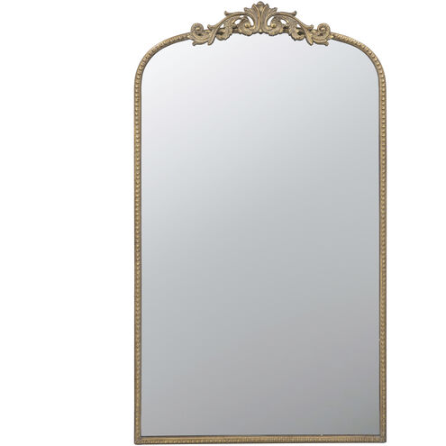 Baroque Inspired 41.7 X 24 inch Gold Mirror