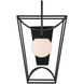 Rochefort 1 Light 23.5 inch Black Indoor/Outdoor Wall Sconce, Small