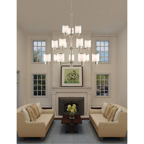 Middlebush 18 Light 44 inch Brushed Nickel Foyer Chandelier Ceiling Light