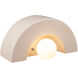 Ambiance Collection 1 Light 12 inch Matte White Wall Sconce Wall Light