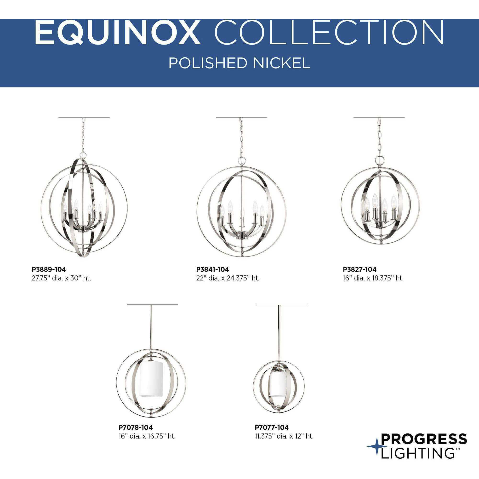 Buster 5 Light 22 inch Polished Nickel Foyer Pendant Ceiling Light