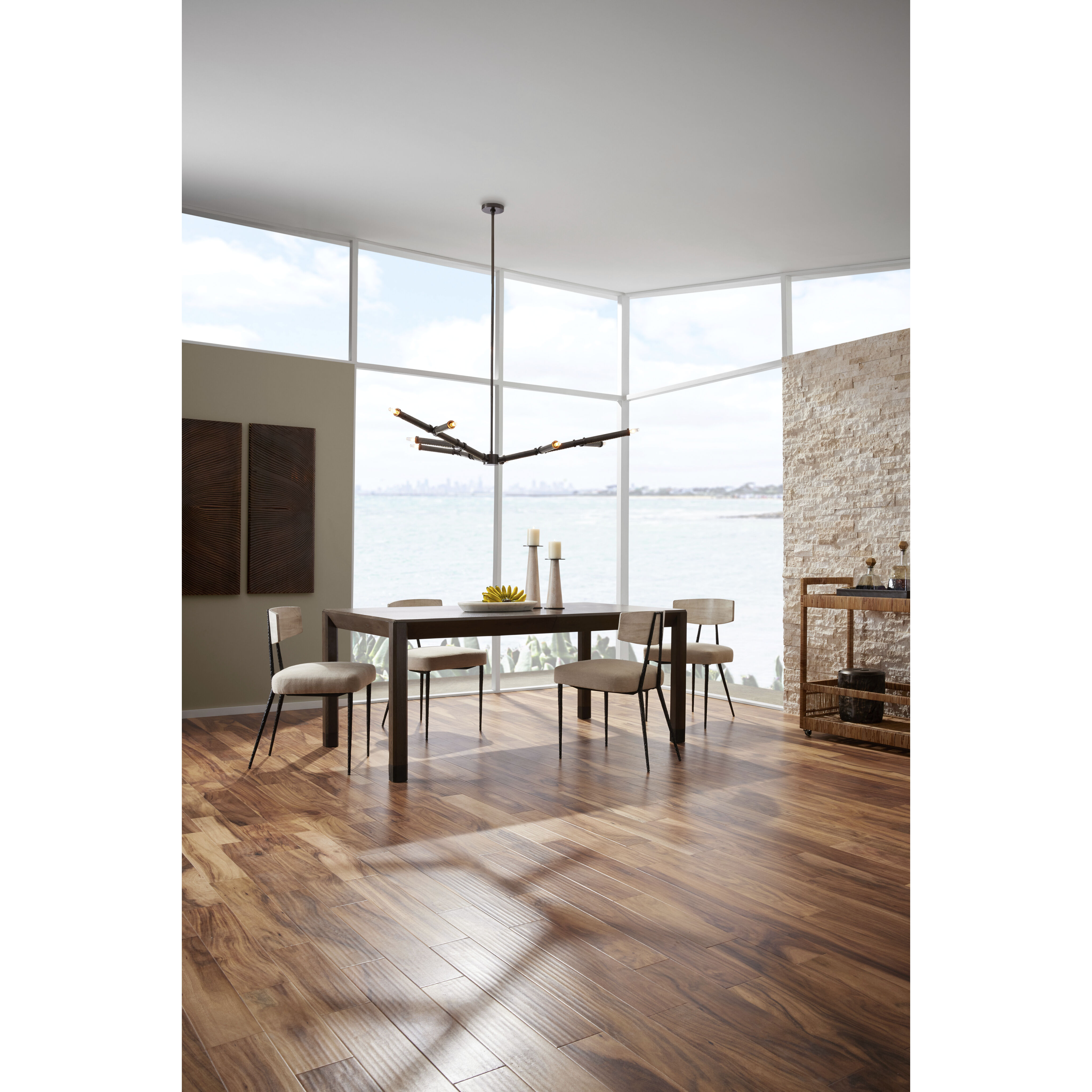 Paden 9 Light 56 inch Charcoal Chandelier Ceiling Light