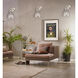 Restoration Newton 1 Light 8 inch Brushed Satin Nickel Sconce Wall Light, Restoration