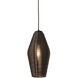 Mila 1 Light 6 inch Satin Nickel Pendant Ceiling Light