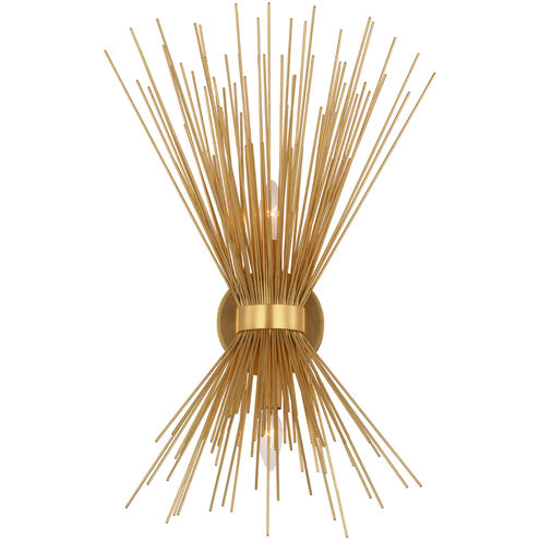 Kelly Wearstler Strada LED 8 inch Gild Sconce Wall Light, Medium