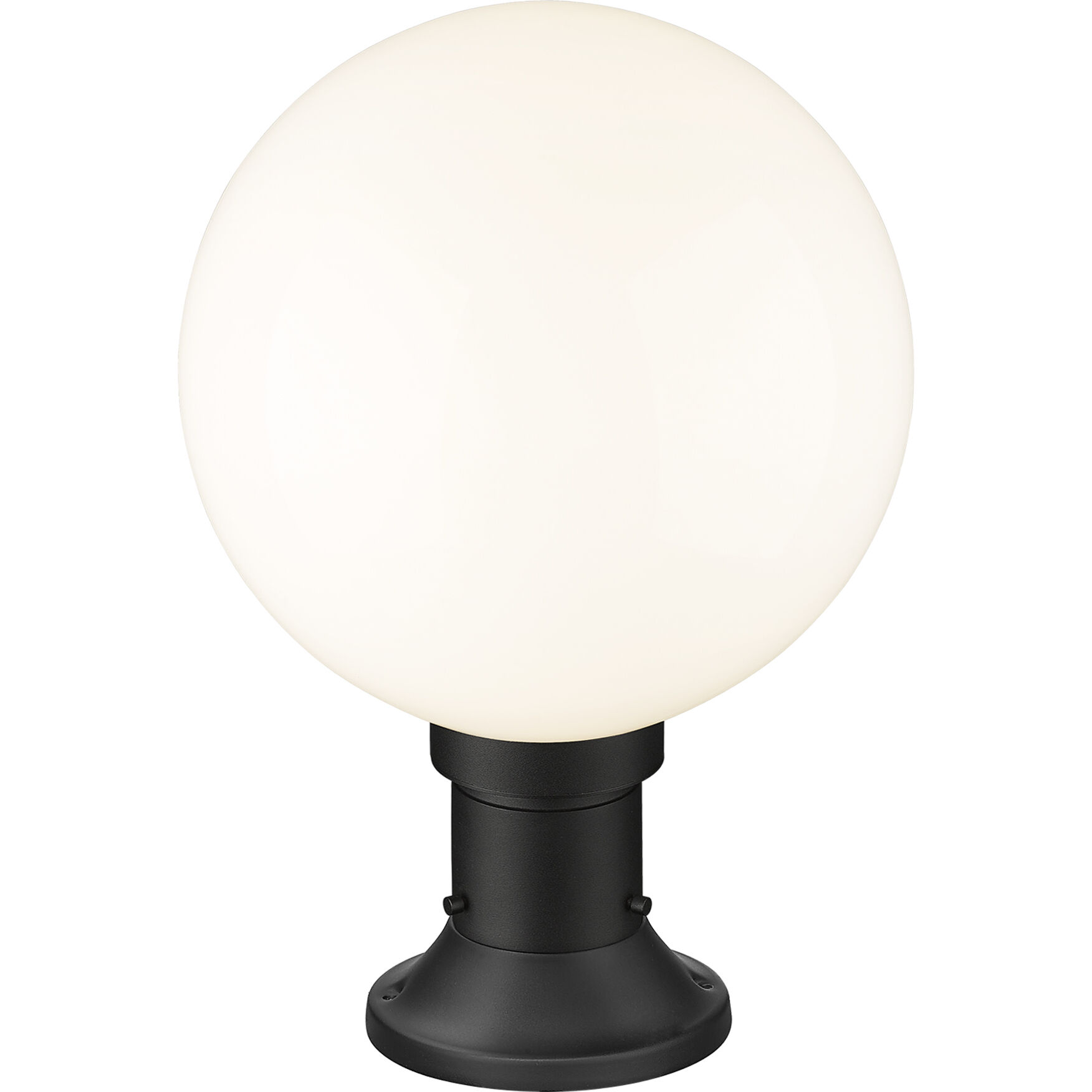 Laurent 1 Light 17.75 inch Black Outdoor Pier Mounted Fixture