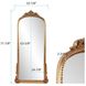 Germaine 71.88 X 33.88 inch Antique Gold Mirror, Tall