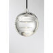 Hail LED 4.75 inch Polished Nickel Mini Pendant Ceiling Light
