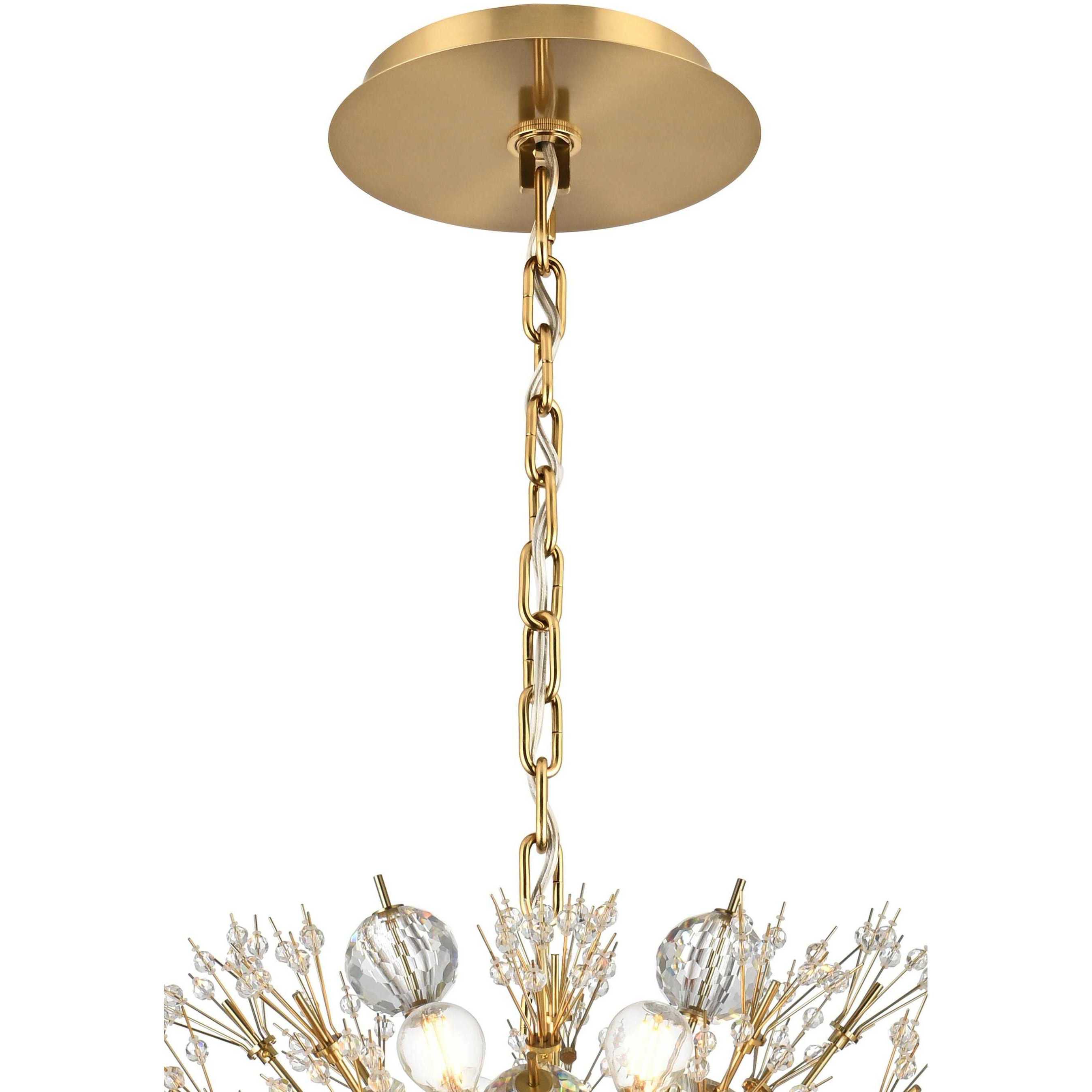 Vera 24 Light 23 inch Gold Pendant Ceiling Light