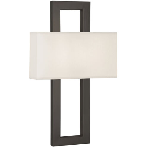 Doughnut 2 Light 15 inch Deep Patina Bronze Wall Sconce Wall Light in Snowflake