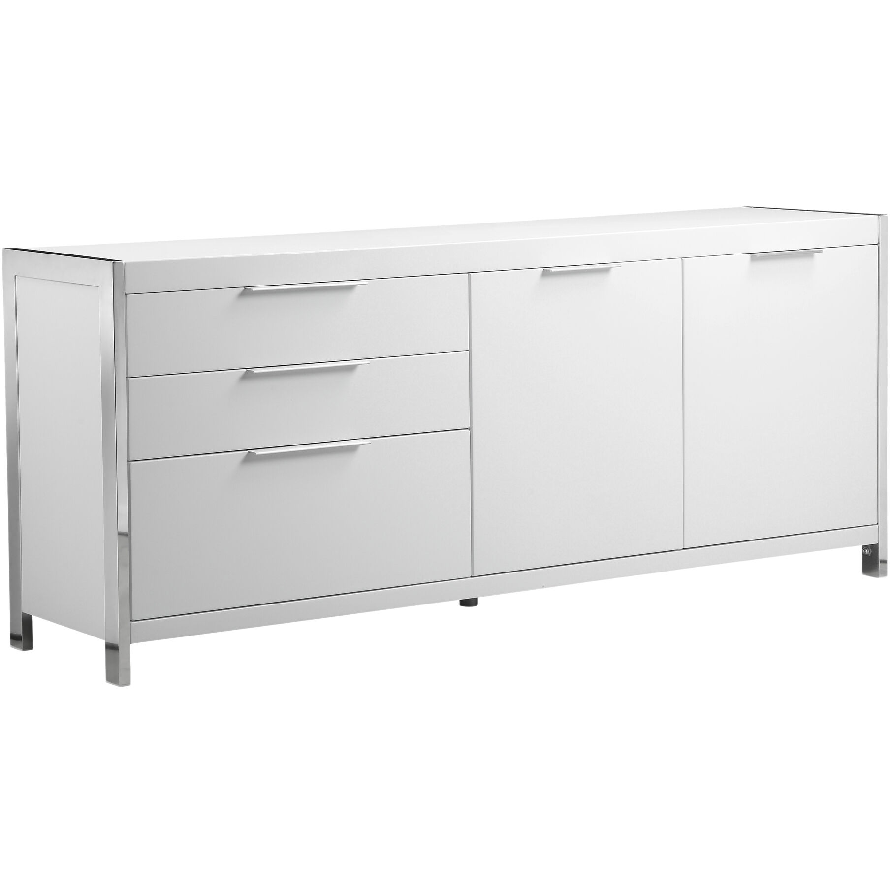 Neo 75 X 17 inch White Sideboard