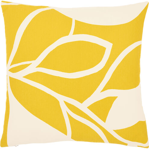 Natur 20 inch Mustard Pillow Kit in 20 x 20, Square