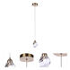 Euclid 3.88 inch Brass Pendant Ceiling Light