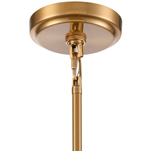 Anastasia 1 Light 7 inch Lacquered Gold Pendant Ceiling Light, Converts to Semi Flush