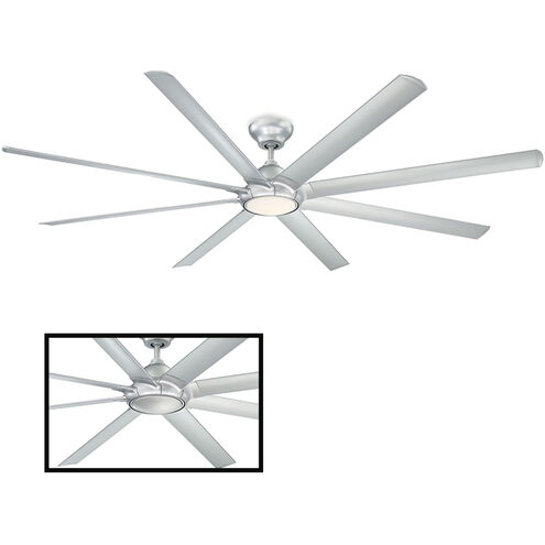 Hydra 96 inch Titanium Downrod Ceiling Fan in 2700K