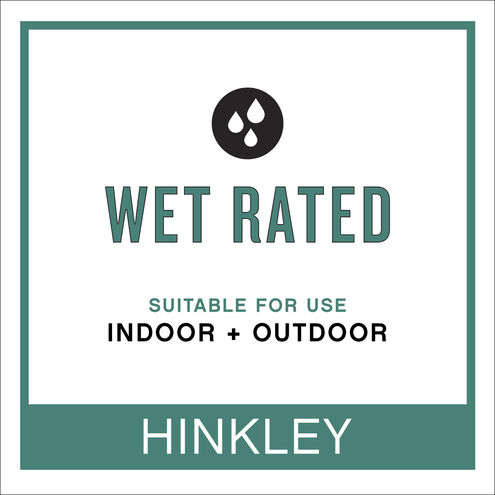 Open Air Lakehouse LED 42 inch Black Outdoor Hanging, Estate Series