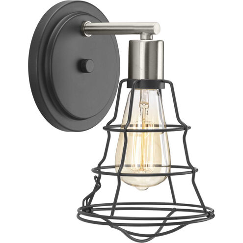 Gauge 1 Light 6.13 inch Graphite Bath Vanity Wall Light