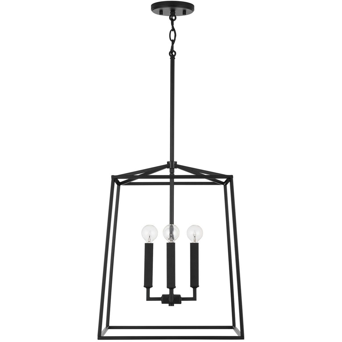 Thea 4 Light 16 inch Matte Black Foyer Ceiling Light