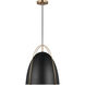 Sean Lavin Norman 1 Light 15.38 inch Satin Brass Pendant Ceiling Light