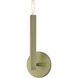 Monaco 1 Light 5.13 inch Antique Brass ADA Wall Sconce Wall Light