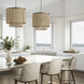 Jada 5 Light 24 inch Dark Brass Pendant Ceiling Light