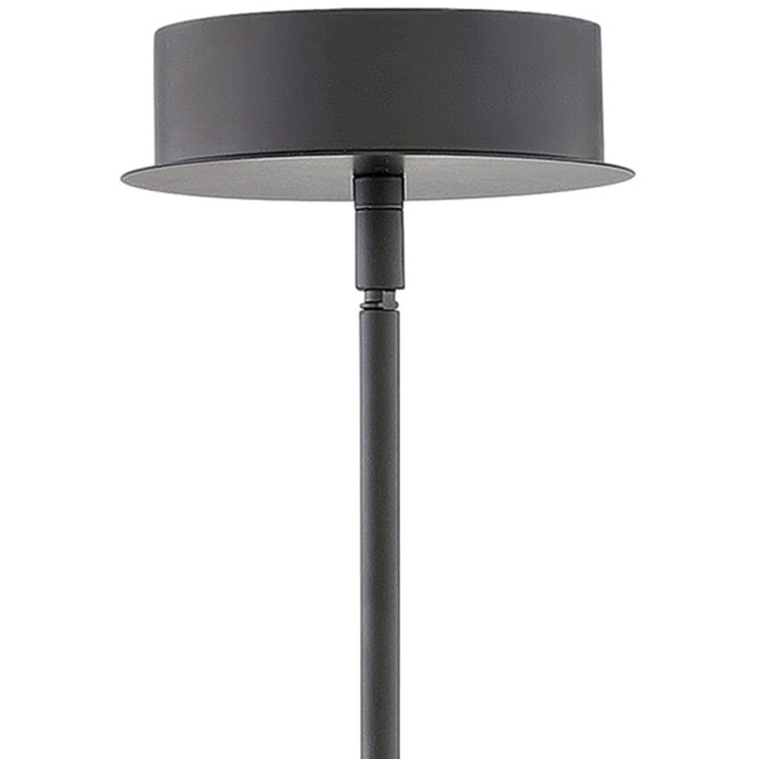 Bowery LED 39.25 inch Black Chandelier Ceiling Light, Semi-Flush Mount