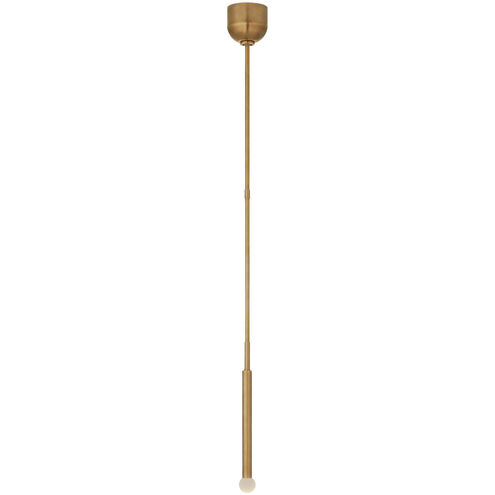 Kelly Wearstler Rousseau LED 1.75 inch Antique-Burnished Brass Single Pendant Ceiling Light