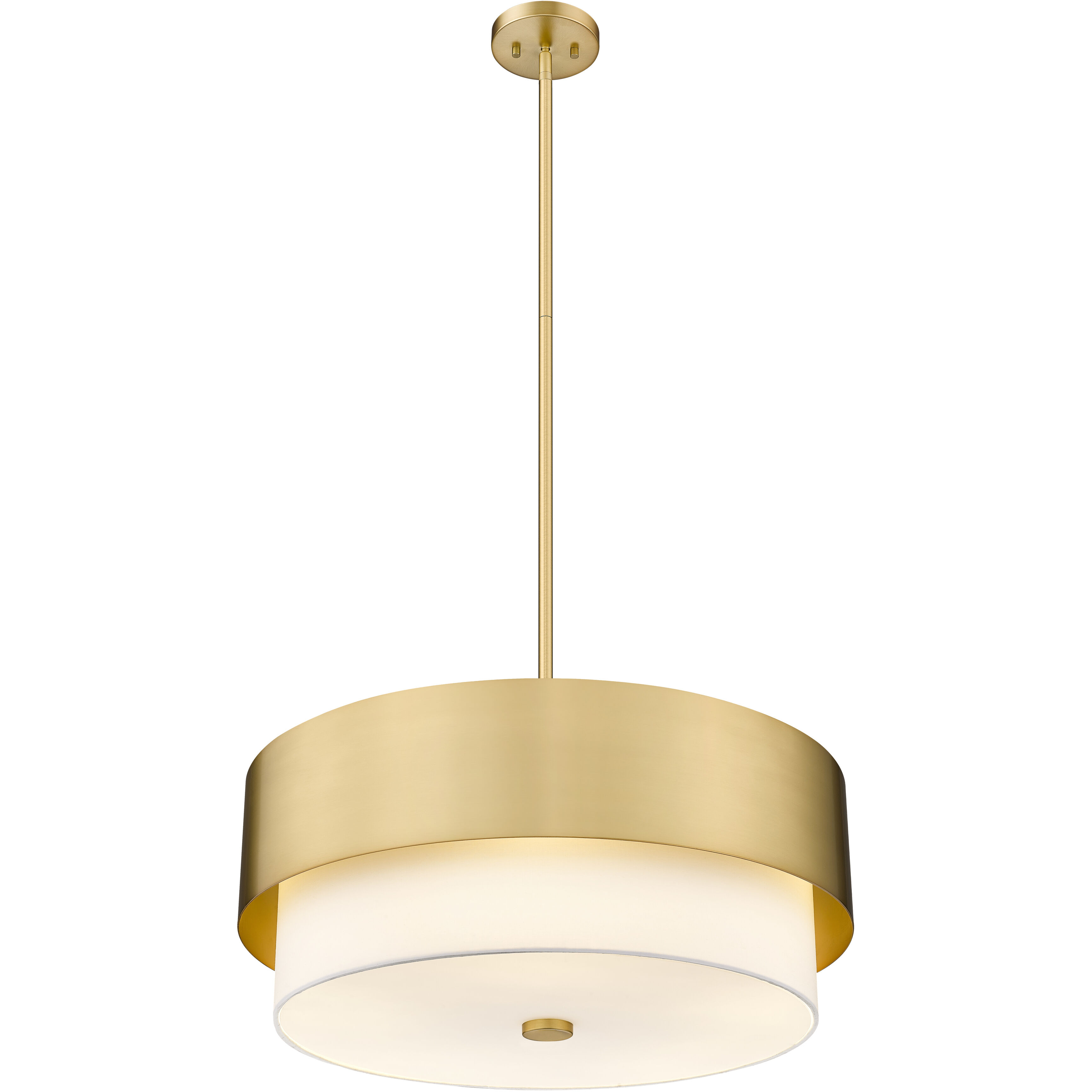 Counterpoint 5 Light 24 inch Modern Gold Chandelier Ceiling Light
