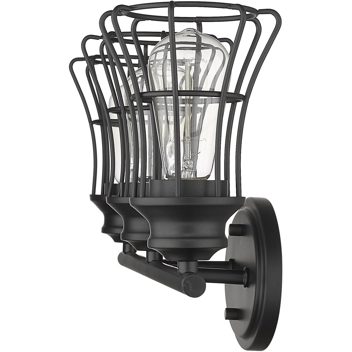 Mariner 1 Light 13 inch Matte Black Exterior Wall Mount