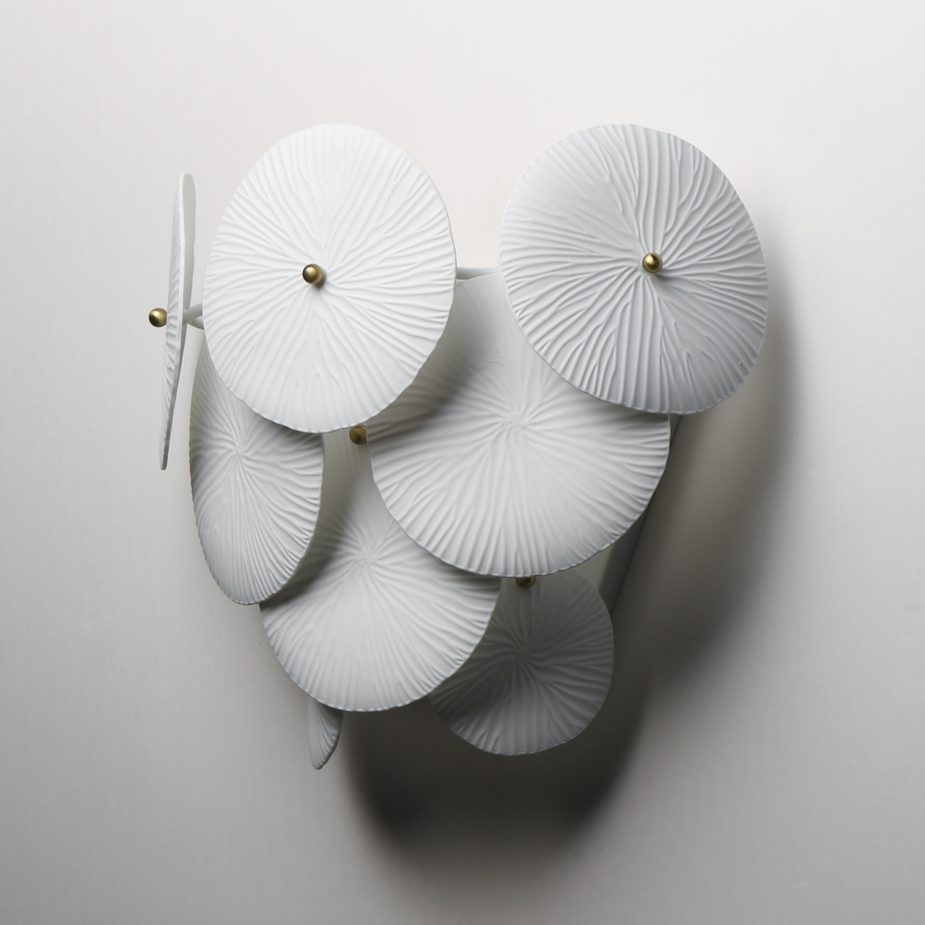 Isla 1 Light 12.5 inch Natural Aged Brass Wall Sconce Wall Light in White