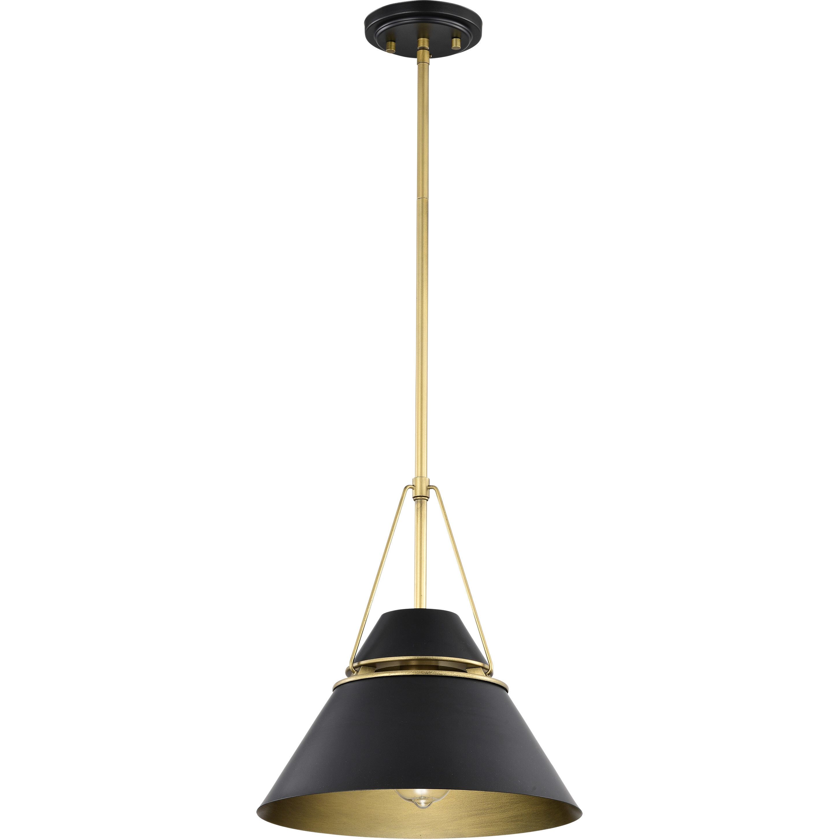 Adina 1 Light 12.75 inch Matte Black Pendant Ceiling Light