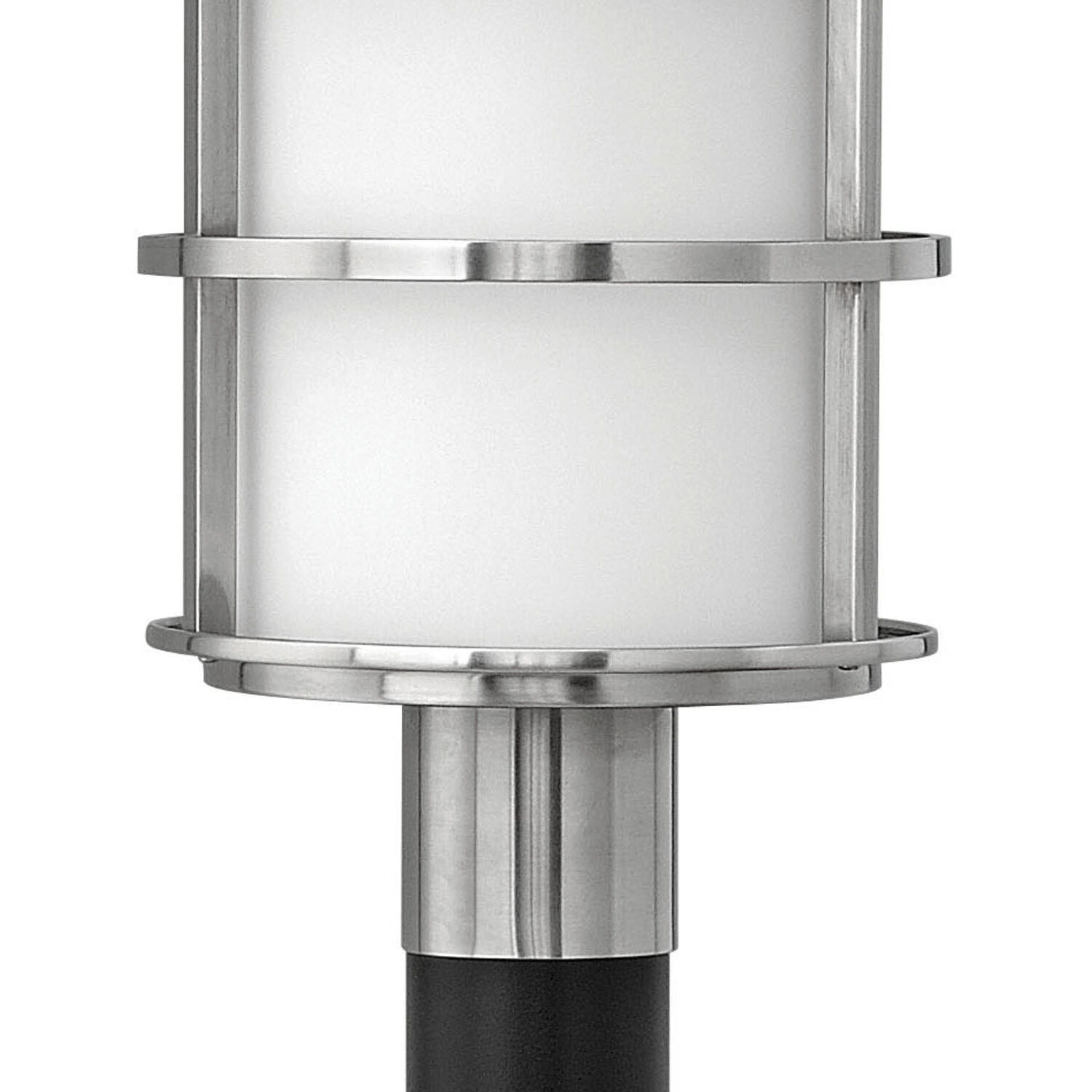 Saturn 1 Light 21.75 inch Stainless Steel Outdoor Post Mount Lantern in Non-LED