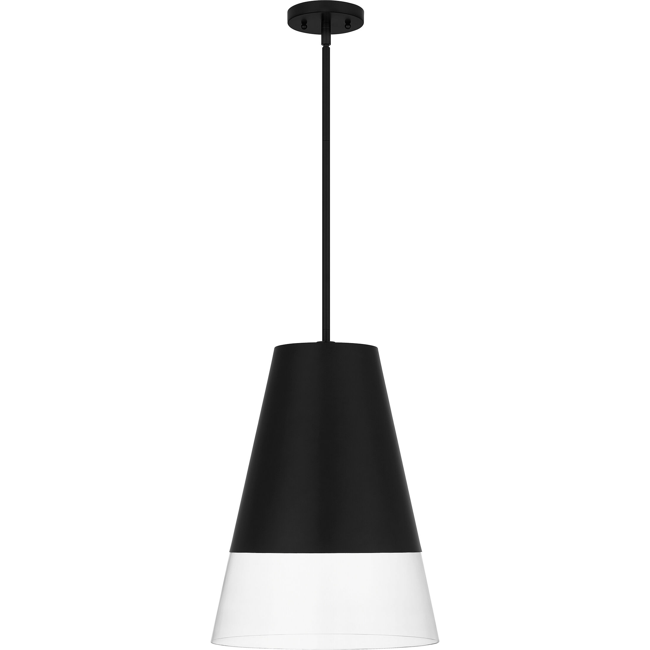 Peregrine 1 Light 14 inch Brushed Black Mini Pendant Ceiling Light