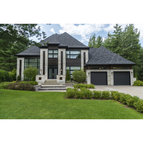 Luttrel LED 33 inch Black Outdoor Pier Mounted Fixture