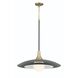 Welsh LED 24 inch Gray Pendant Ceiling Light in Grey