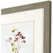 Florals Orange and Yellow and Red Framed Art